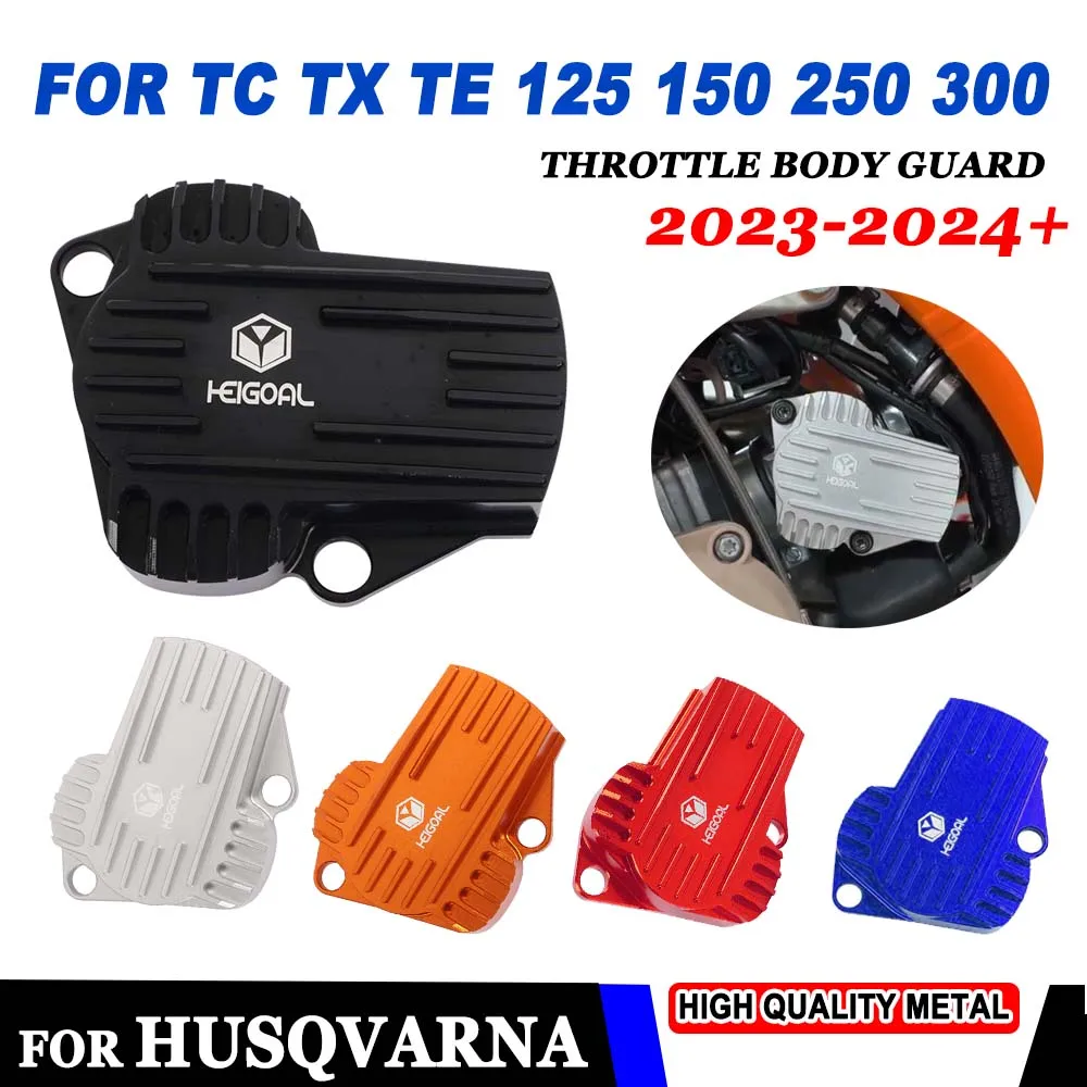 

Motorcycle TBI Throttle Body Guard for HUSQVARNA TC TX TE 125 150 250 300 TC125 TX300 TE300 Off-road Accessories Cover Protector