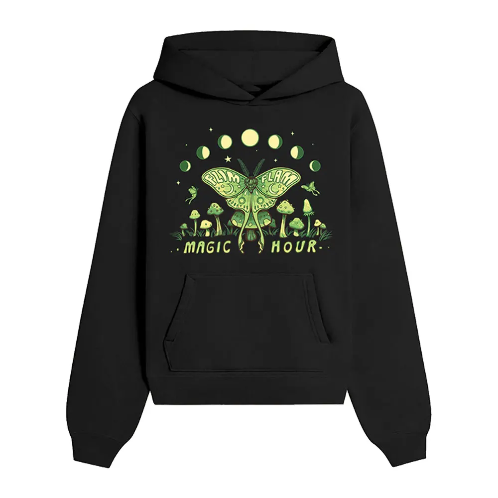 Hoodie Flim Flam Moth para homens e mulheres, streetwear de manga comprida, moletom com capuz, roupas engraçadas, nova moda, 2023