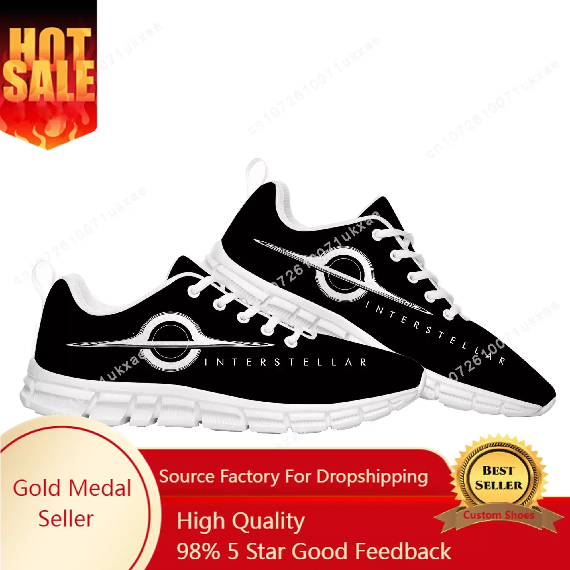 

Interstellar Science Fiction Film Wormhole Sports Shoes Mens Womens Sneakers Parent Sneaker Customize Shoe