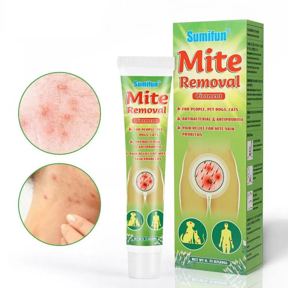 

20g Anti-Mite And Pesticidal Cream Body Care Anti-itch Herbal Care Head Lice Treatment Care Cream