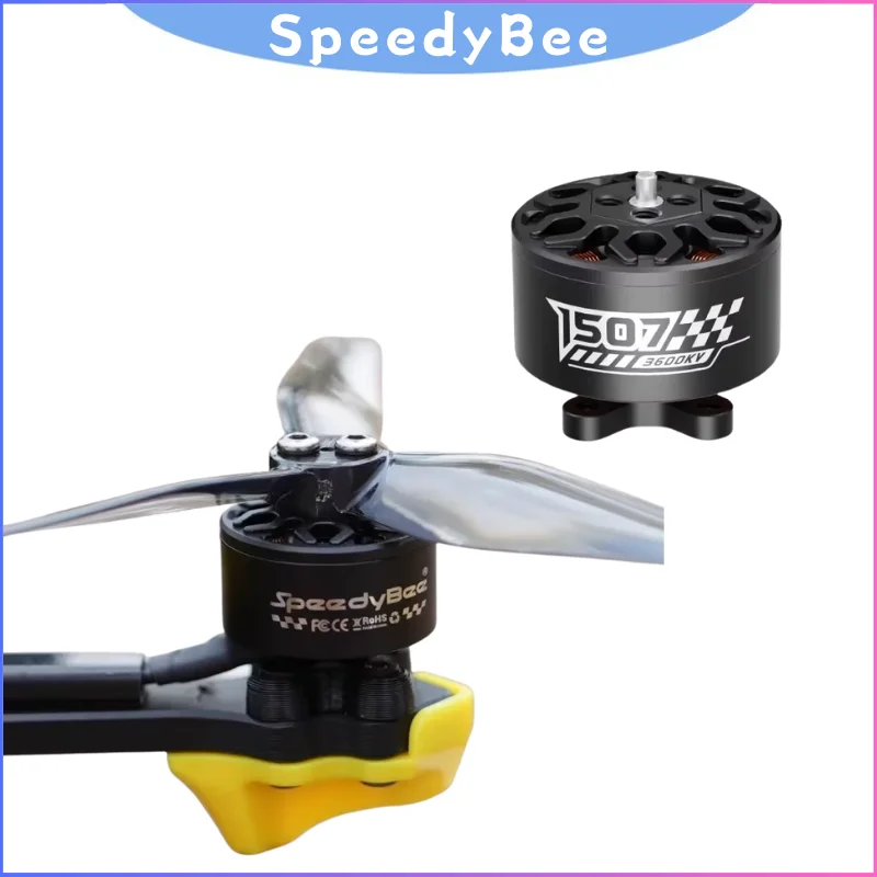 

SpeedyBee 1507 3600KV Brushless Motor for Master3X 3 to 3.6 Inch FPV Racing Freestyle Drone Quadcopter