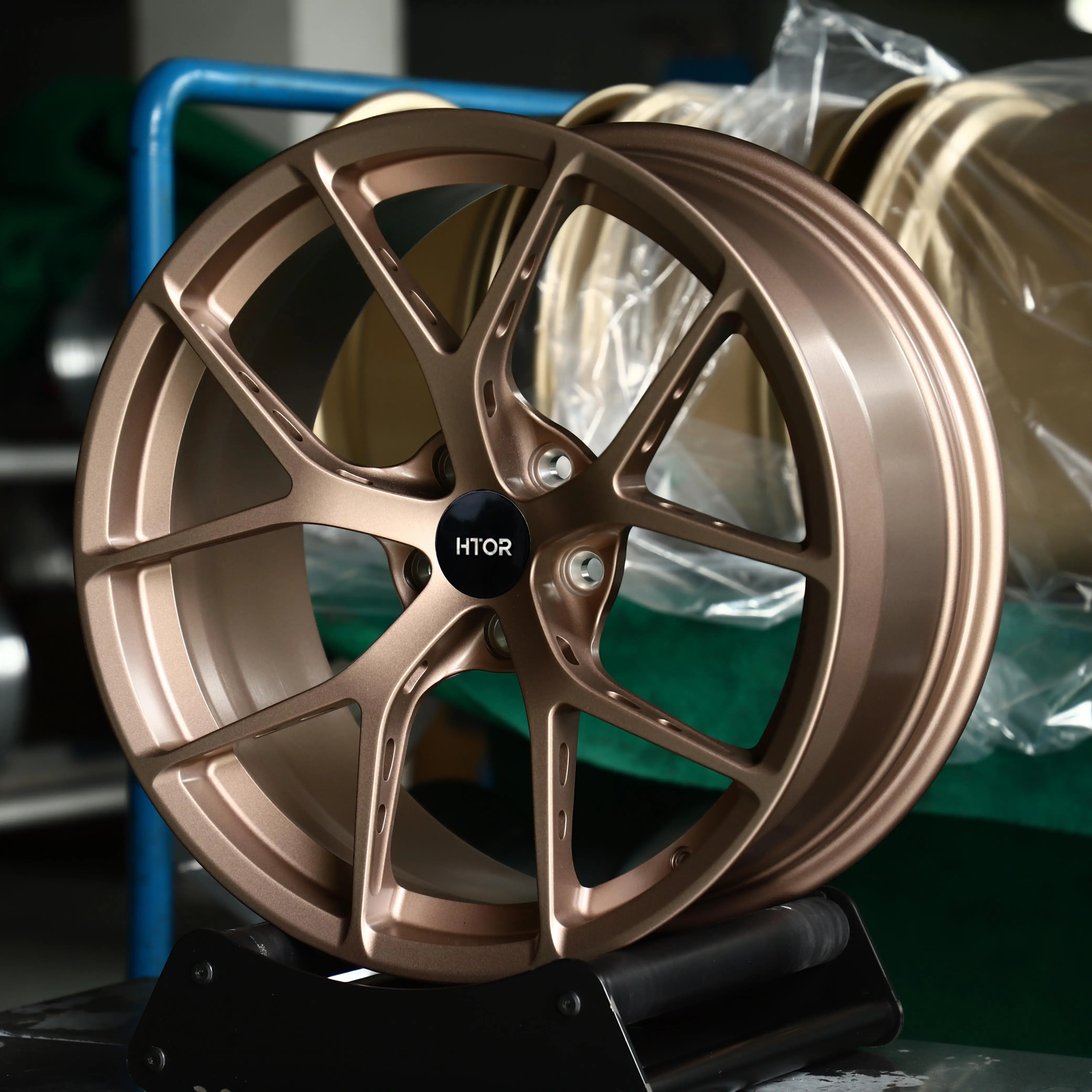 JT Custom 19x9 20x10 20x11 21x11 5x112 5x114.3 Split 5-Spoke Forged Wheels Matte Bronze For Dark Horse For E-Ray For IS 500 For