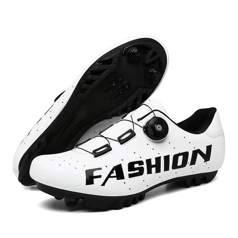 

Leisure Lockless Cycling Shoes Breathable Cleat Non-slip Mountain Biking Footwear MTB Road Bike Shoes Men Sneakers