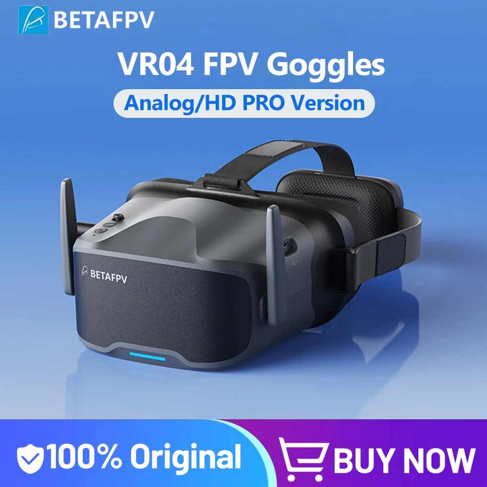 

BETAFPV VR04 FPV Goggles HD Pro / HD/ Analog Version 4.5 Inch LCD Display Screen with Antenna for Aquila20 FPV Kit Quadcopter