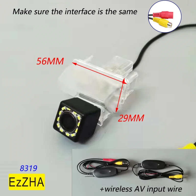4LED HD Rear Camera Reversing Backup Camera Rearview License Plate Parking Camera Waterproof for Citroen C4L DS4 DS 4 2010-2015