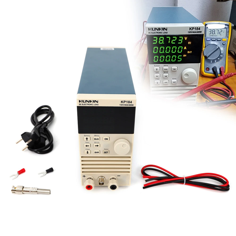 KP184 DC Electronic Load Battery Capacity Tester RS485/232 400W 150V 40A Multi-test Function