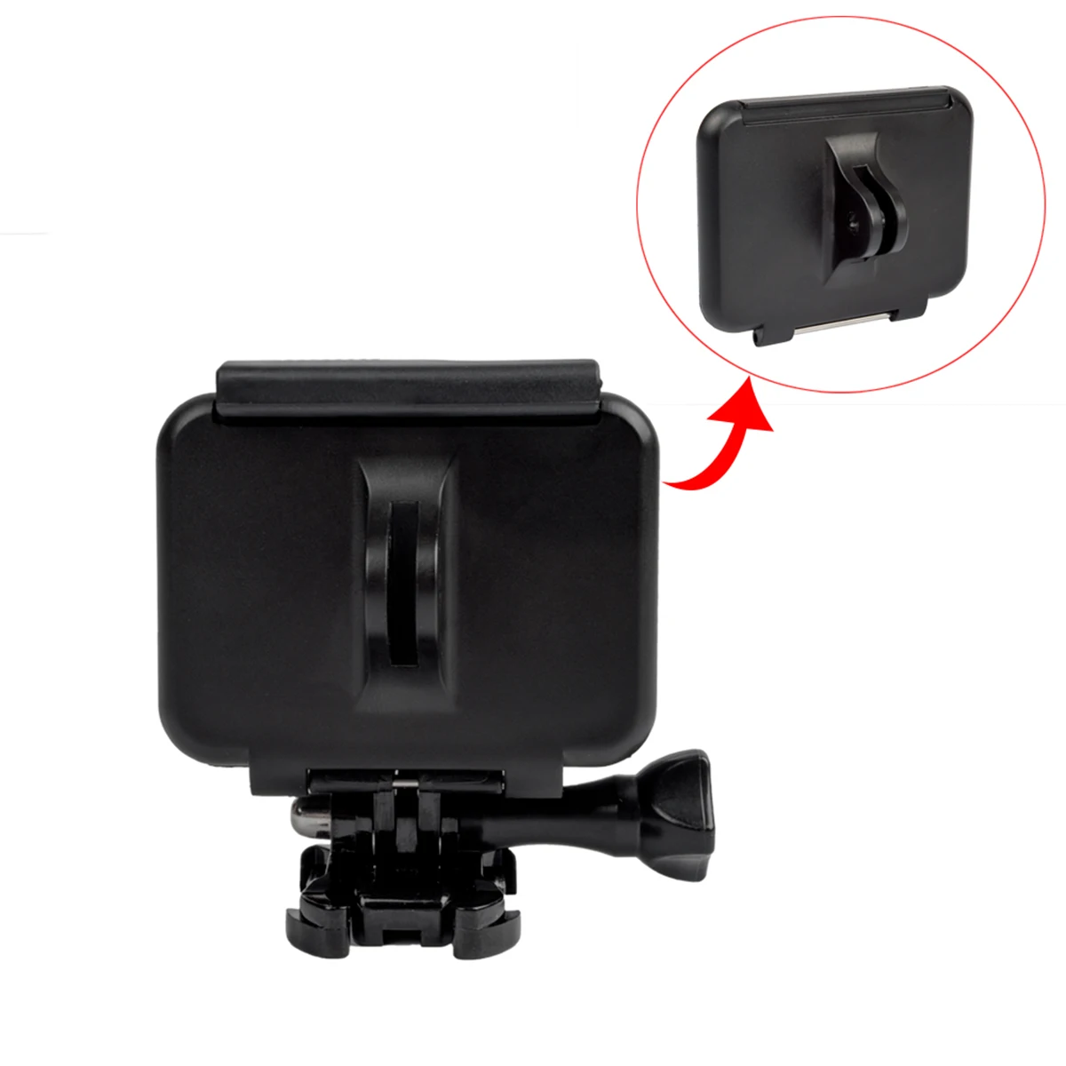 

Border Connection Back Cover Frames Camera Accessories Black Protective Shell Case