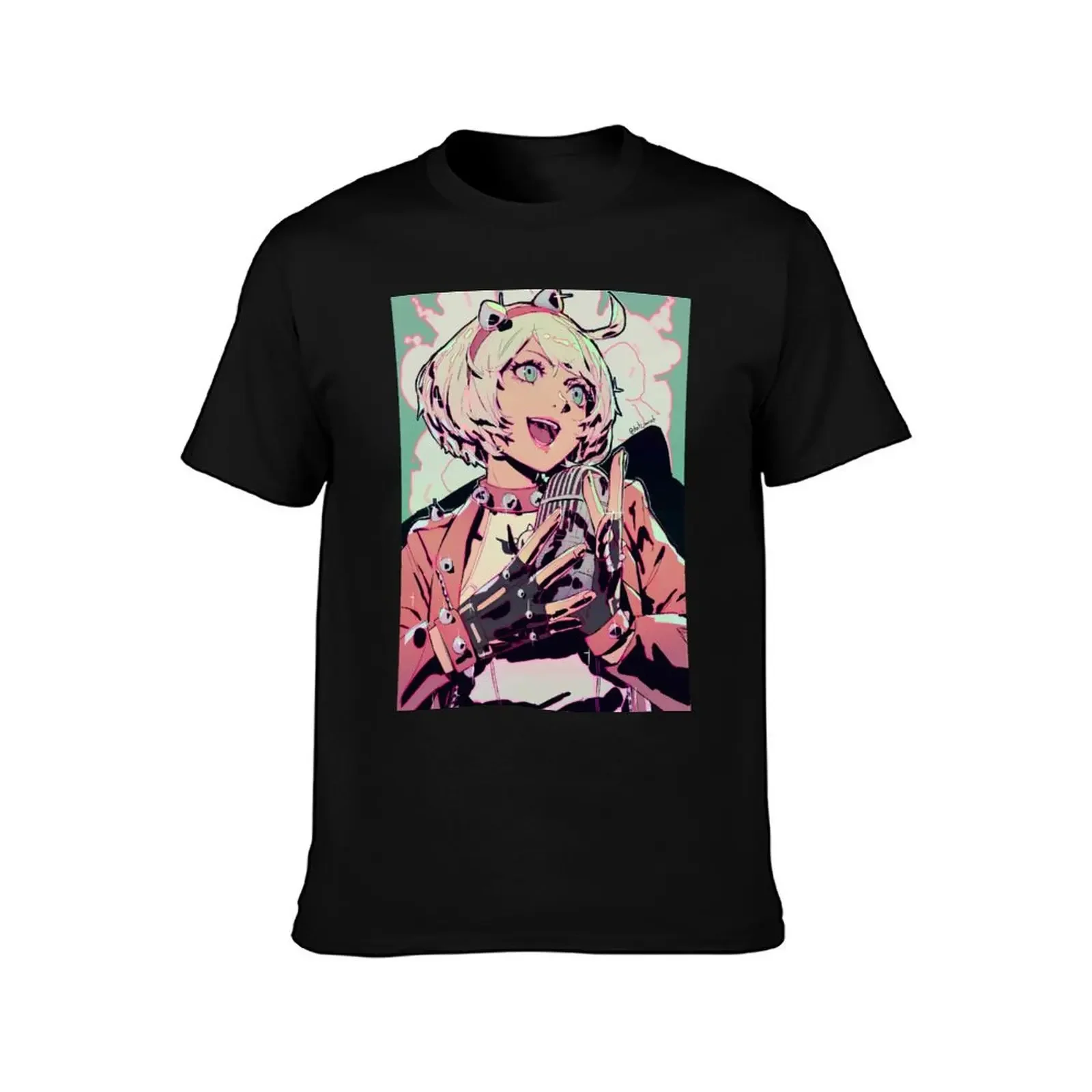 Elphelt Valentine T-Shirt oversized t shirt quick drying sublime anime tshirt men clothings