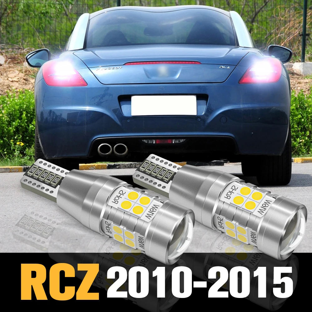 

2pcs Canbus LED Reverse Light Backup Lamp Accessories For Peugeot RCZ 2010-2015 2011 2012 2013 2014