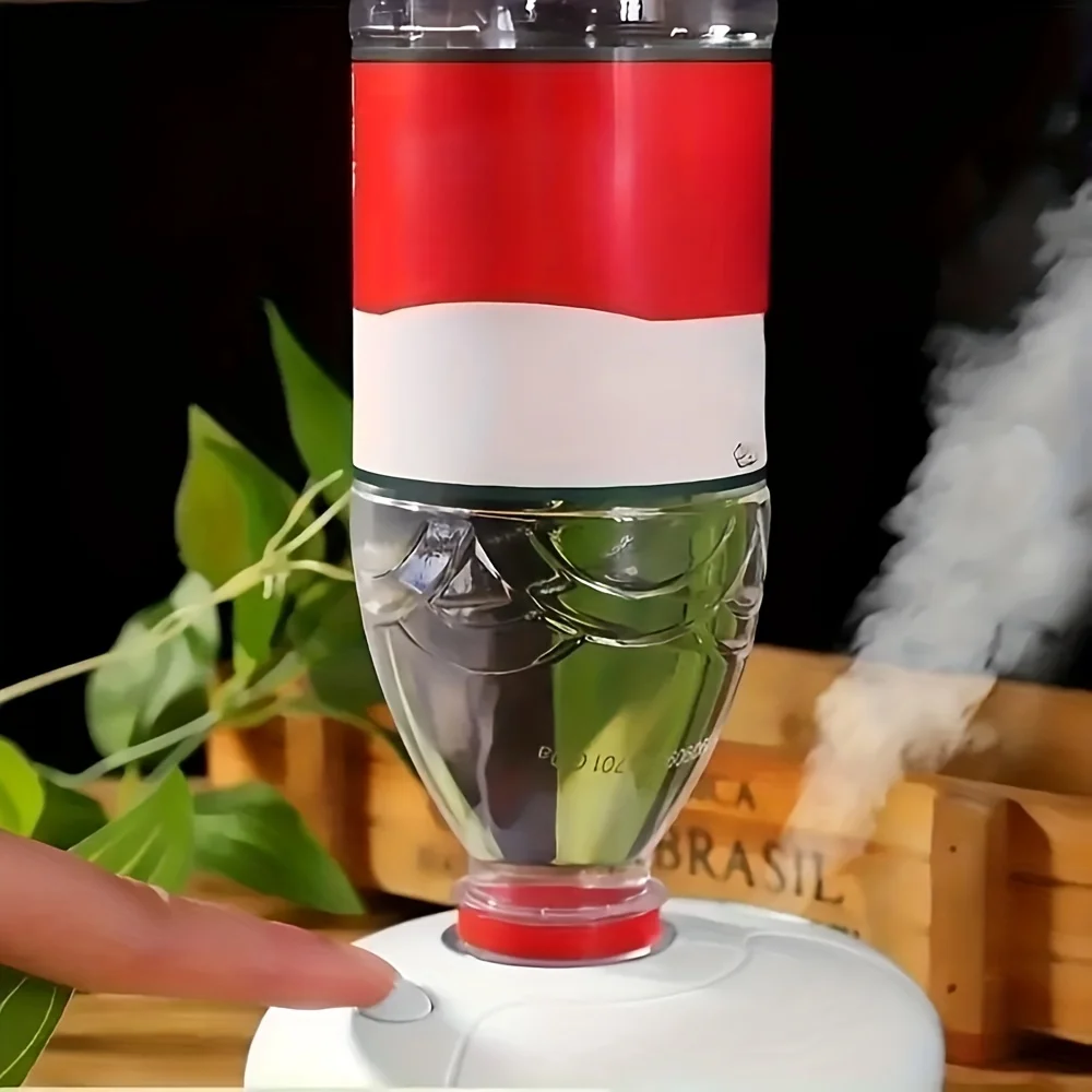 

1pc Portable Air Humidifier - Compact USB Powered Mist Maker with Soft-Glow LED Night Light for or Office Use - Efficient Humid