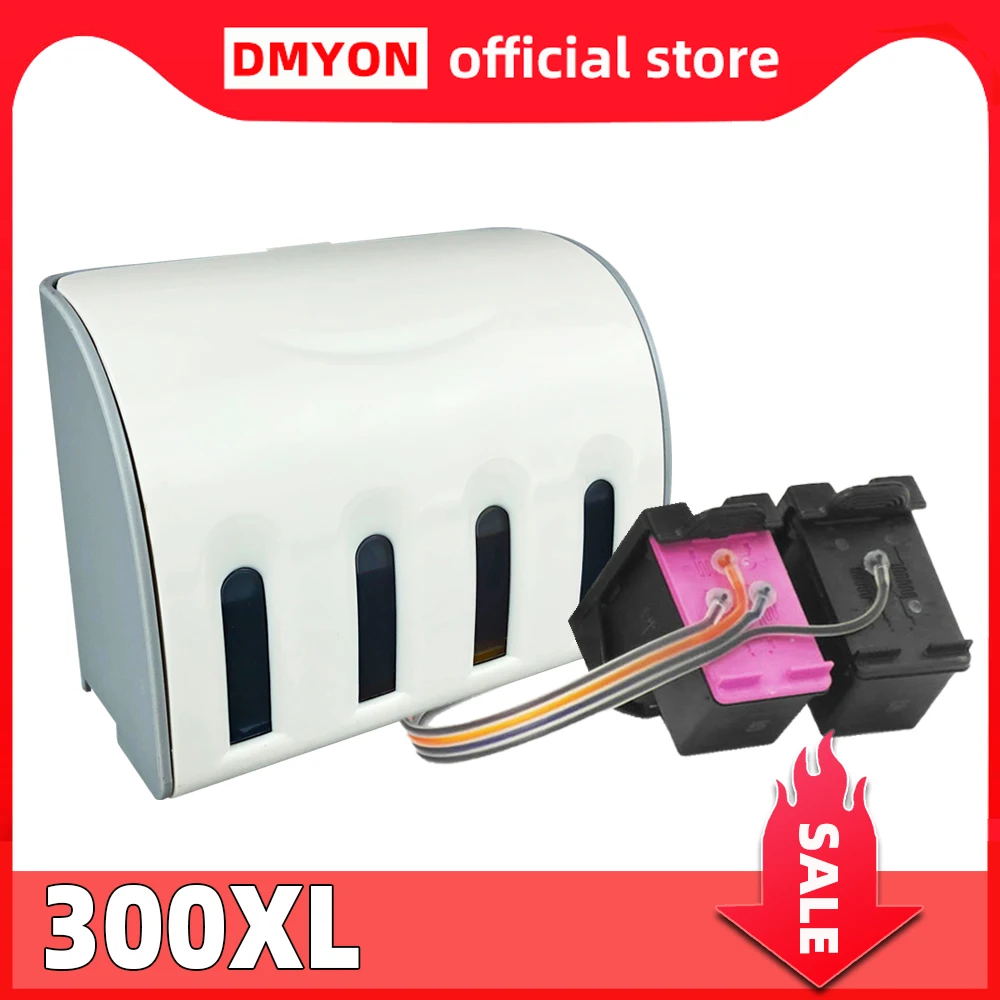 300XL Compatible for Hp D2500 D2530 D2545 Continuous Ink Supply System D2560 D2563 D2566 D2568 Printer F4580 F4583