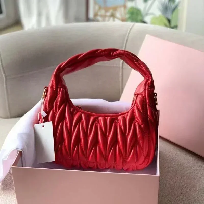 2024 Summer Fashion Bags Famous Designer Ladies Handbags High Quality Women Clutch Bags Leather Cloud Shape Shoulder Bags