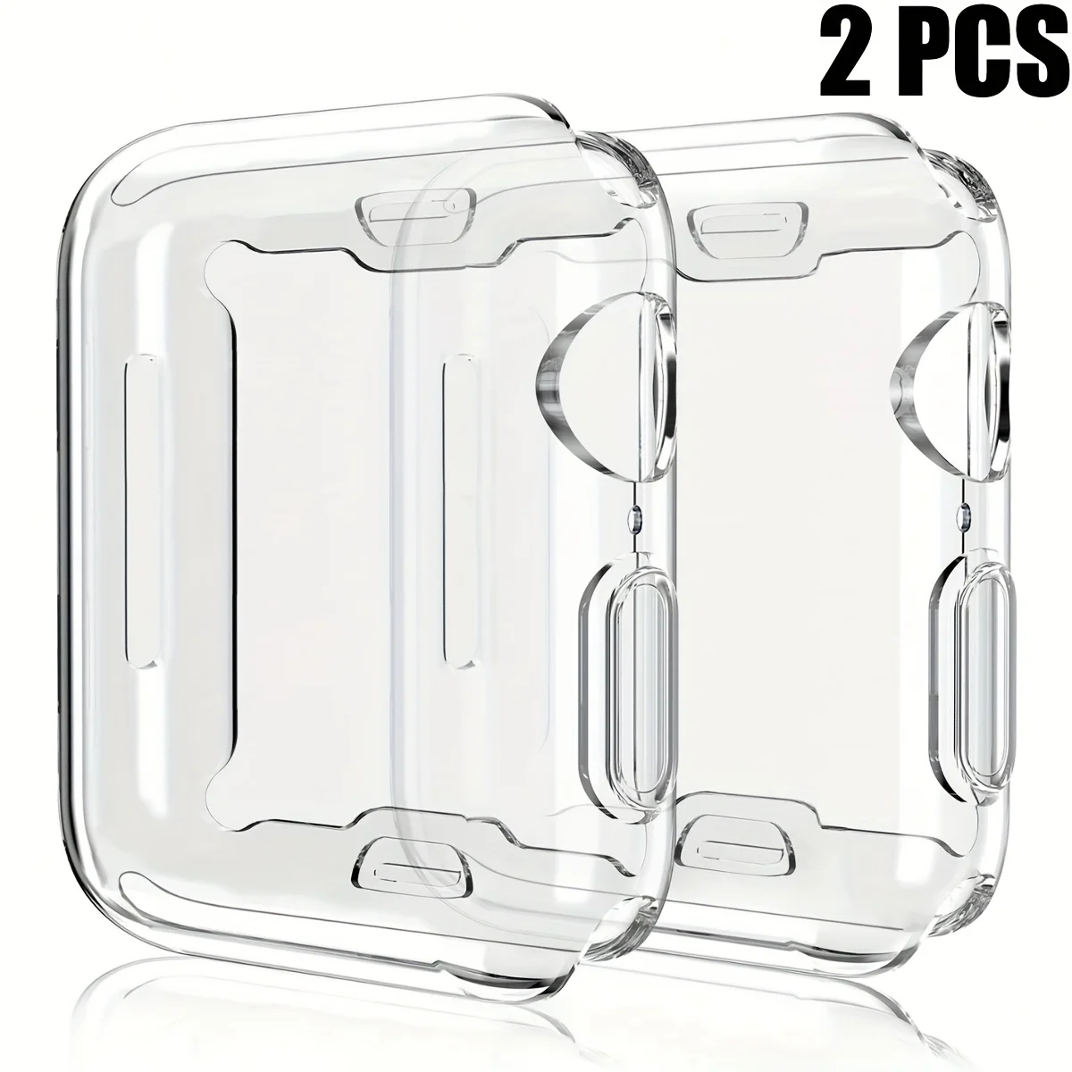 Displayschutzfolie für Apple Watch-Gehäuse, 41 mm, 44 mm, 40 mm, 45 mm, 38, 42 mm, TPU-Stoßstangenabdeckung, Zubehör für iWatch-Serie 9, 8, 7, SE 6, 4 SE