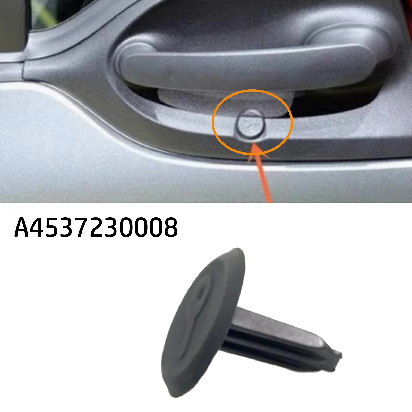 

Door Handle Lock Key Cover A4537230008 4537230008 Front Left For Mercedes For Benz For-Smart For Fortwo 453 Plastic Locks Parts