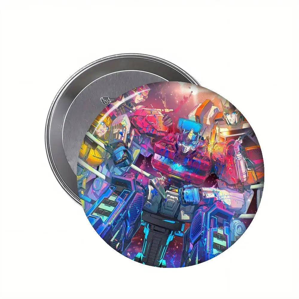 Anime Games Transformers Anime Photo Brooches Creative Round Badge Gifts Pins - view 6