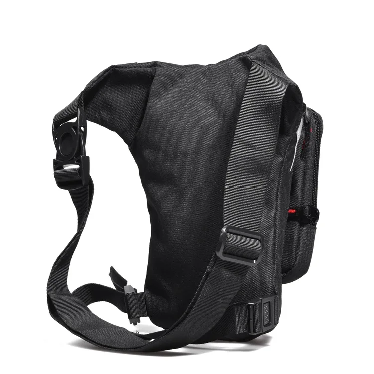 Motorcycle Leg Bag Water Resistant Waist Thigh Pouch with Touchscreen Phone Holder Adjustable Straps for Men Women