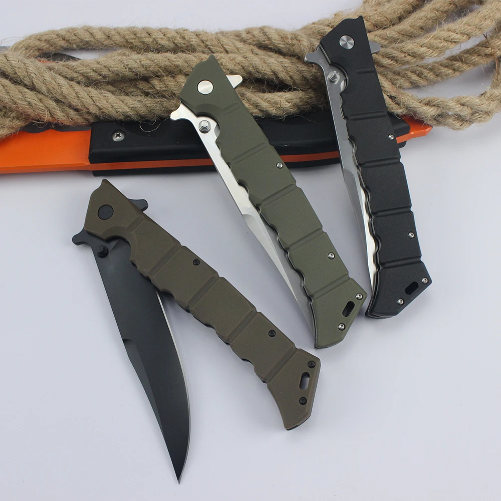 Cold Professional Military Hunting Survival Knives 8Cr13Mov Steel Outdoor Folding knife Tactical Defense Large Knifes EDC Tools