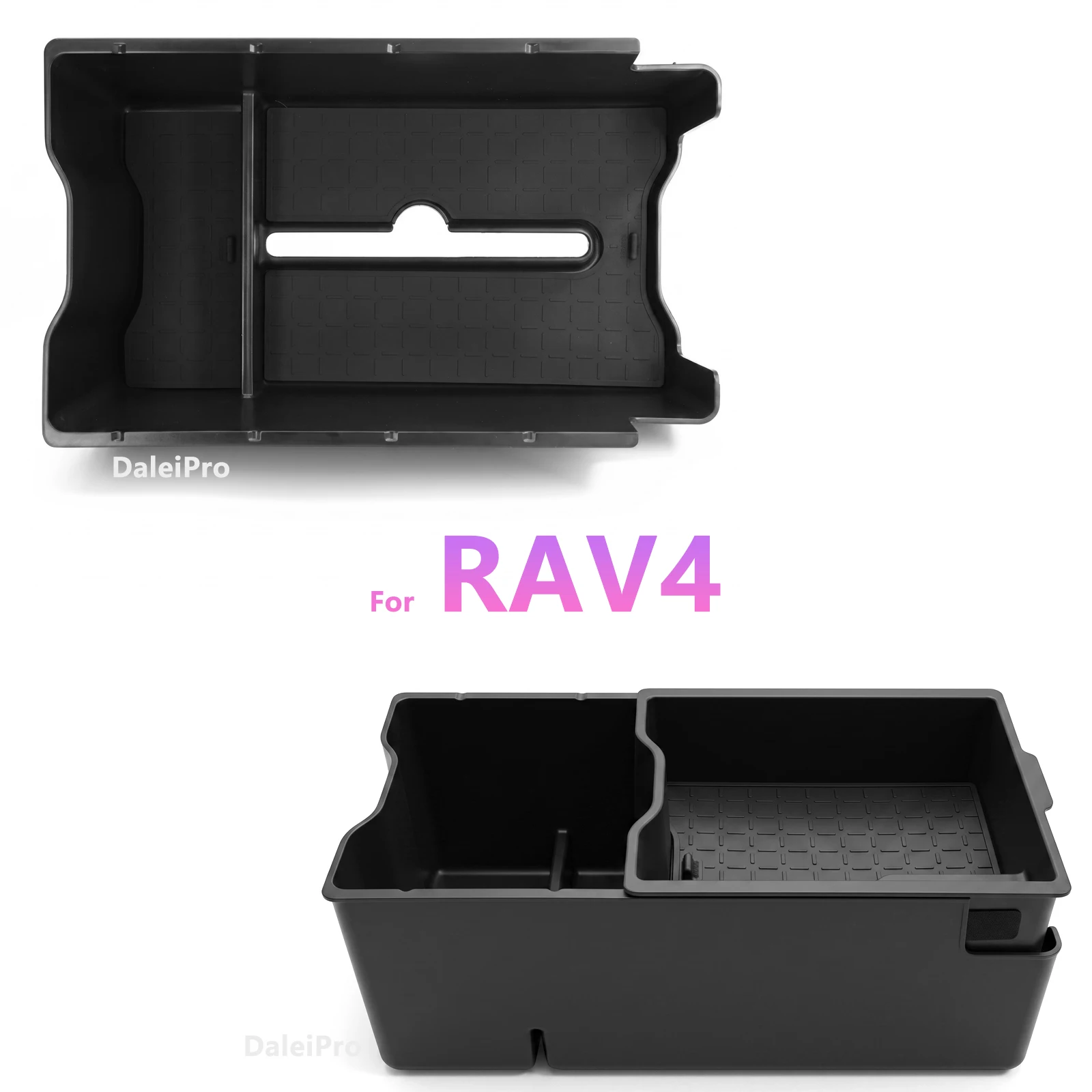 Für Toyota RAV4 XA60 2026 2027 2-Schicht-Mittelkonsolen-Organizer Armlehnen-Erweiterungs-Aufbewahrungsbox, 2-in-1-Aufbewahrungsbox-Set im OEM-Stil – Detail 7
