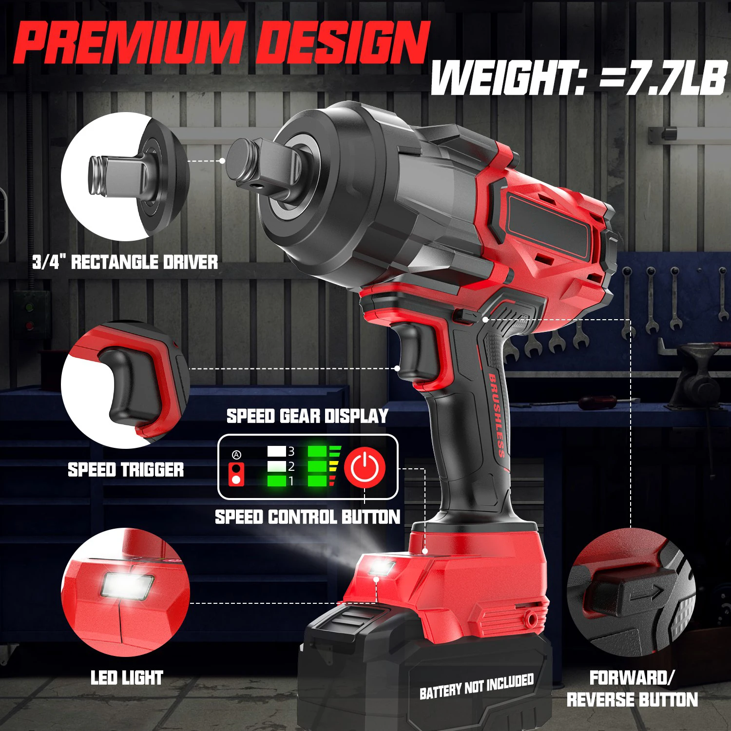 Рисунок 2 - Аккумуляторный ударный гайковерт