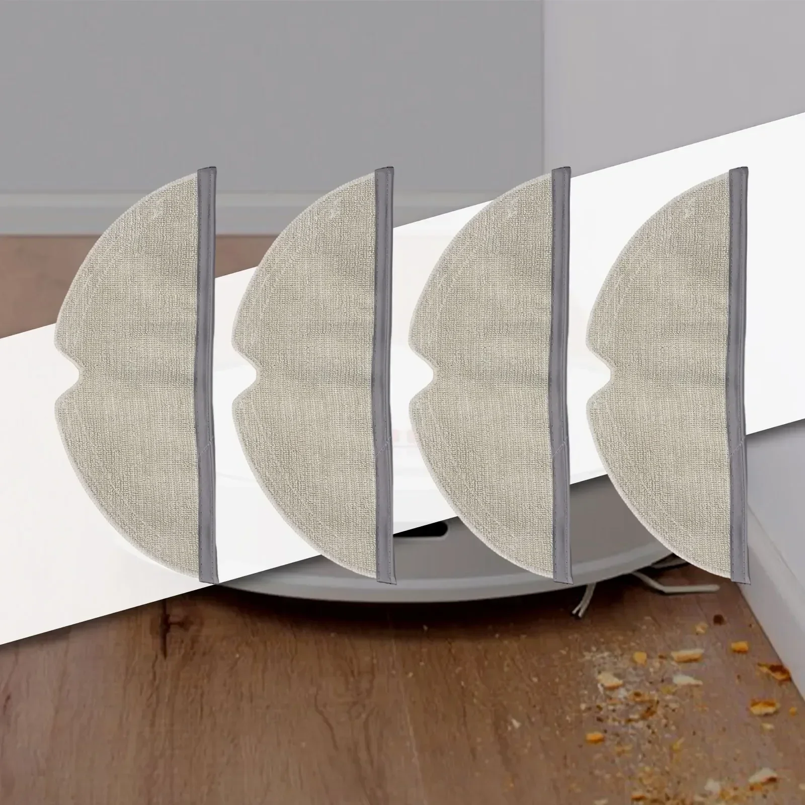 4 قطعة وسادة الممسحة ل Roborock Q8 MAX MAX Plus جهاز آلي لتنظيف الأتربة قطع غيار التنظيف المنزلي استبدال الملحقات