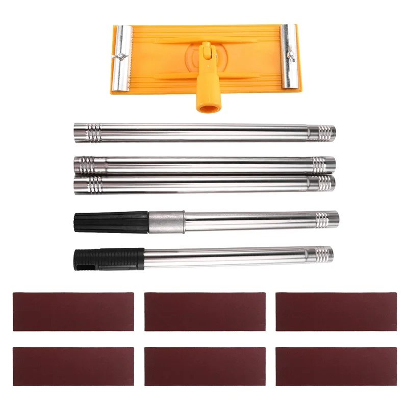 

Шлифовальный станок для гипсокартона, шлифовальный столб, ручной шлифовальный станок для гипсокартона с удлинителем. Идеально подходит для покраски-A56M