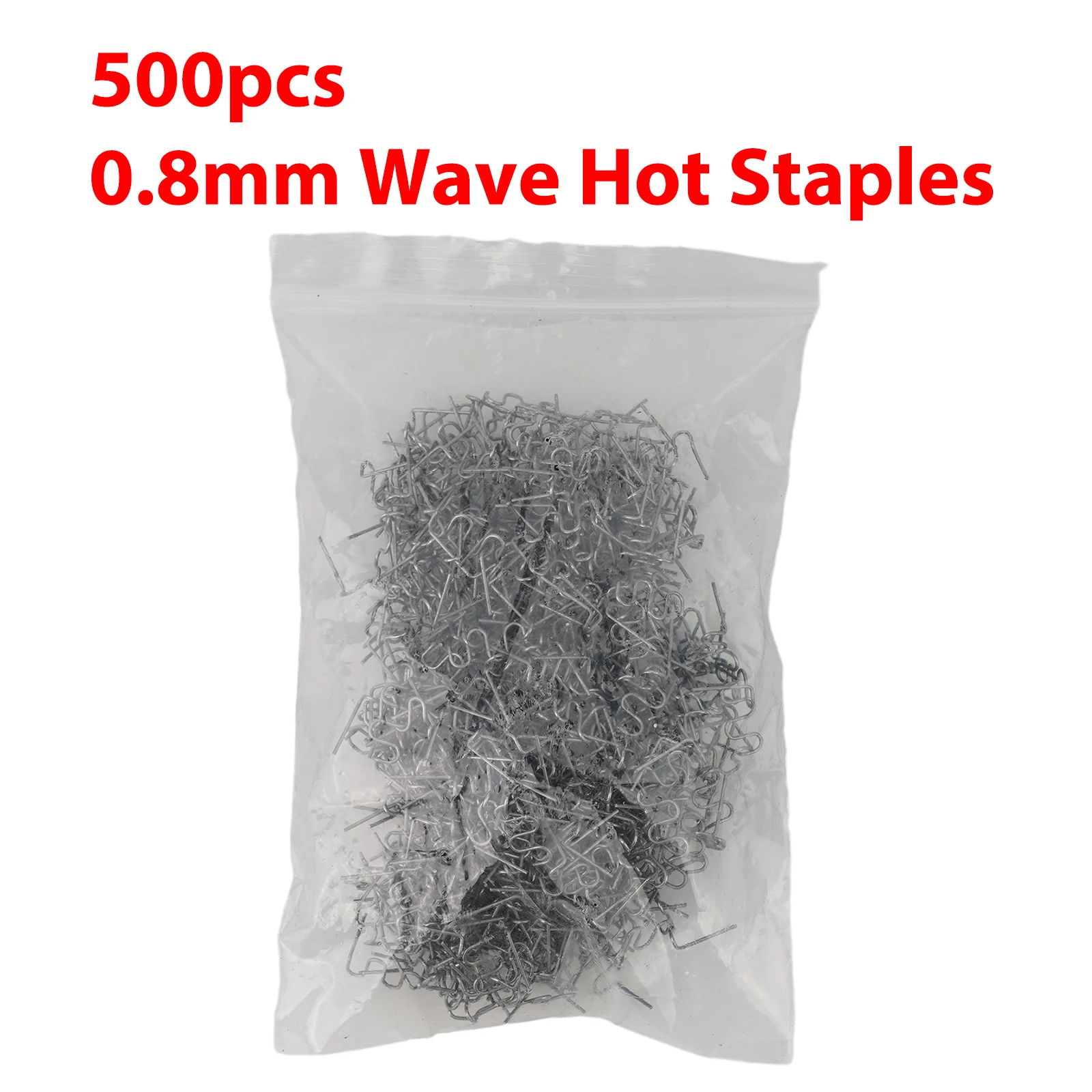 

Good Effect High Precision Pre-cut Staple Auto Parts 0.8mm 500pcs Car Accessories Dustproof Silver Tool Waterproof