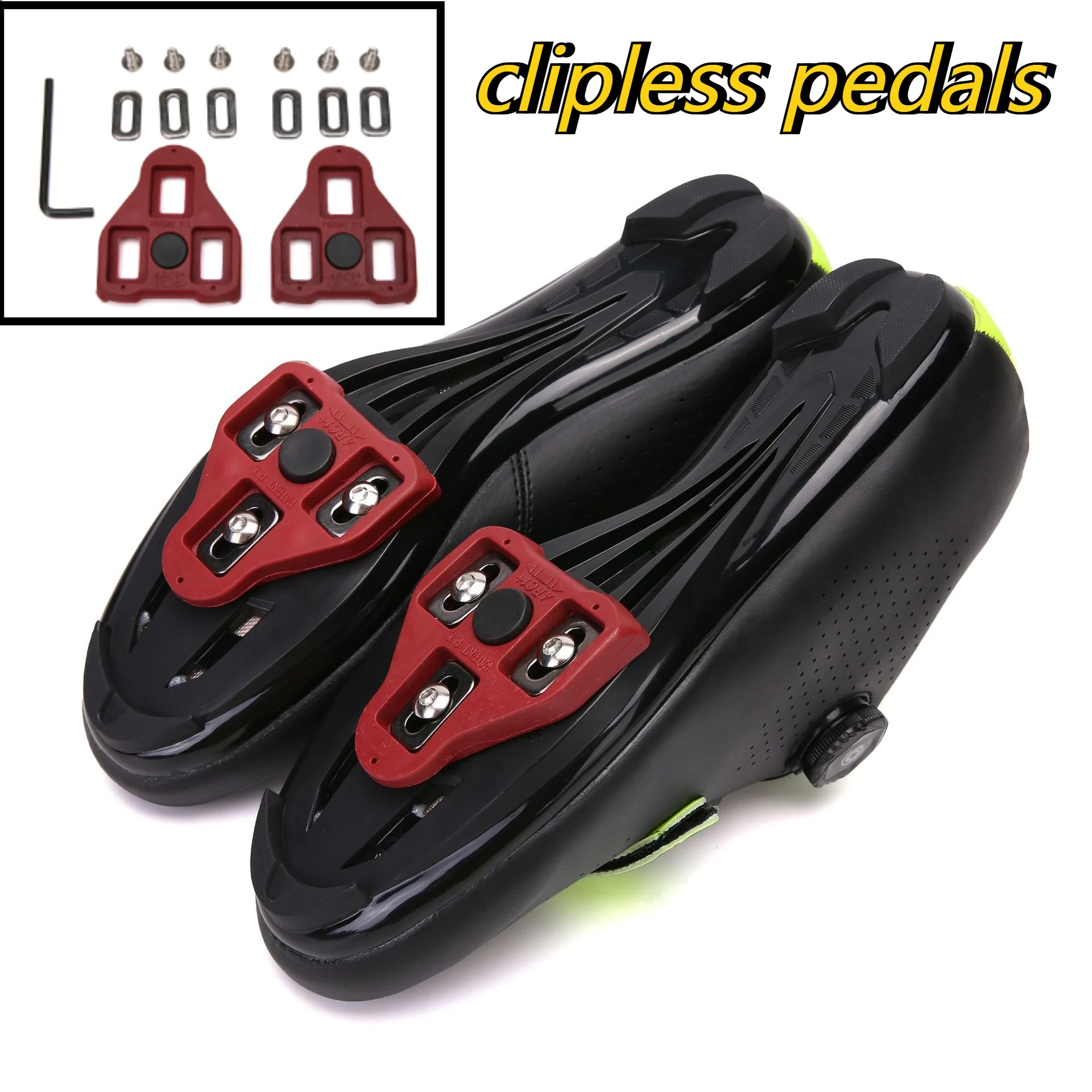 

Road bike lock plate mountain bike road bike cycling self-locking foot pedal lock shoe complete set of nail accessories bicycle