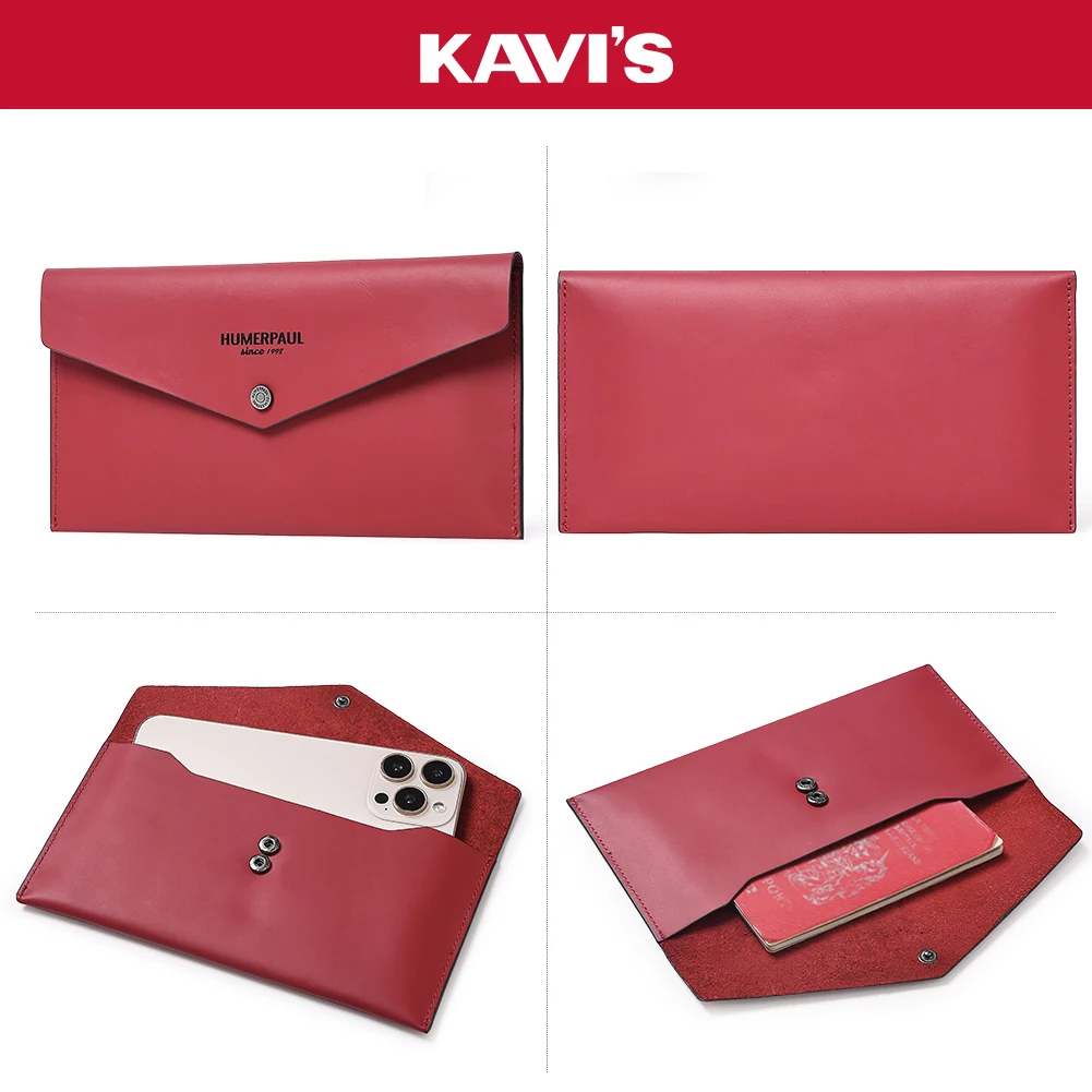 Portefeuille en cuir véritable pour femmes, pince à billets réutilisable, enveloppe de carte bancaire, sac de rangement d'argent, portefeuille en cuir Portable pour hommes