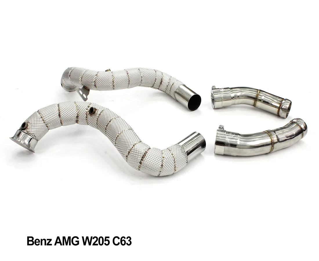 High Quality Exhaust System Downpipe For Mercedes-benz Amg C63 W205 Ss304 Exhaust Pipe Exhaust System