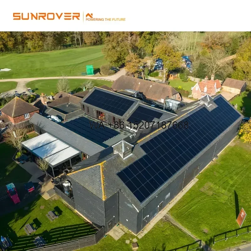 Wmwmnu 10kW Hybrid Solar System Energy Storage Complete Kit for Residential Roof Project