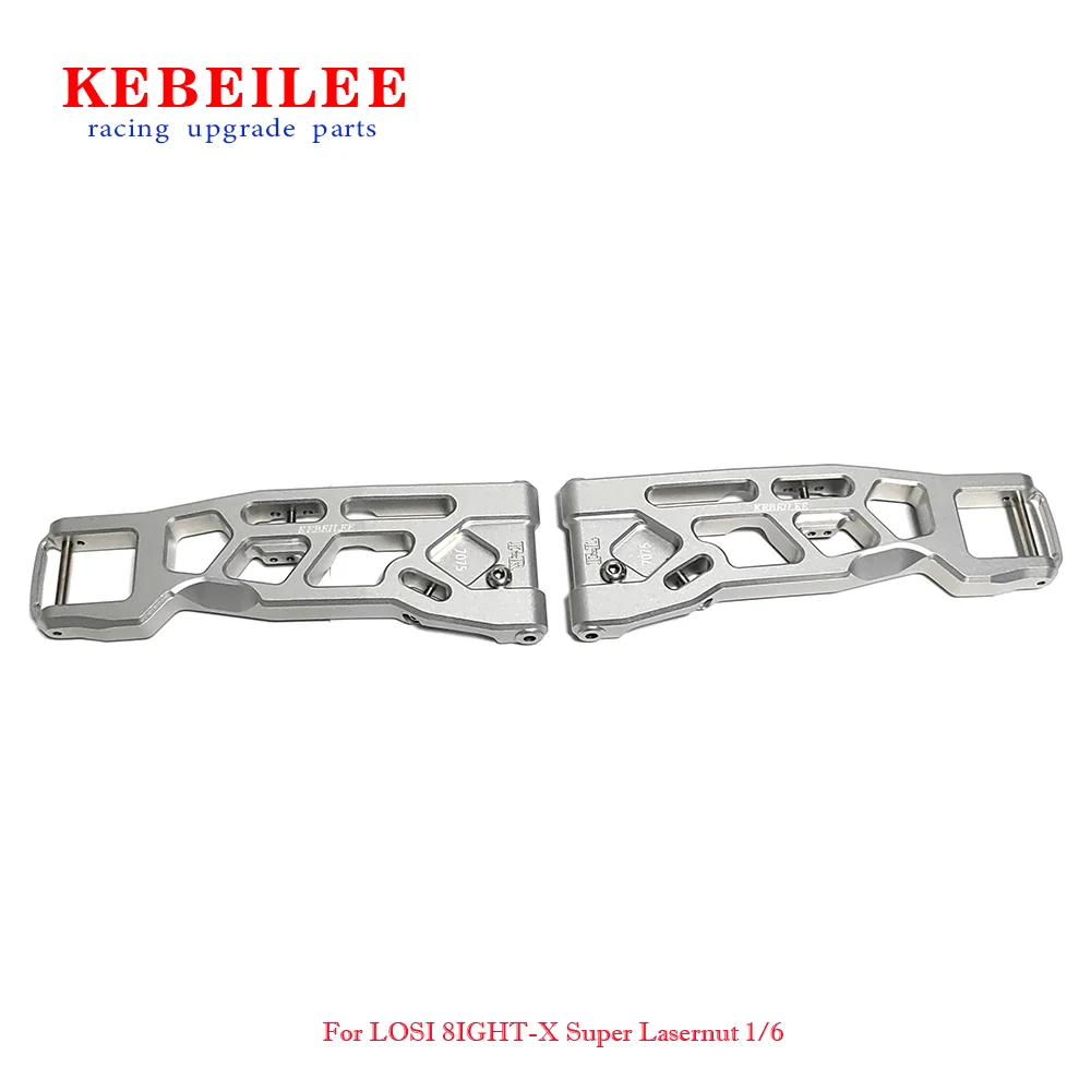 

Kebeilee Alu7075 Front Lower Suspension Arms For Losi 8IGHT-X Super Lasernut 1/6 LOS254078