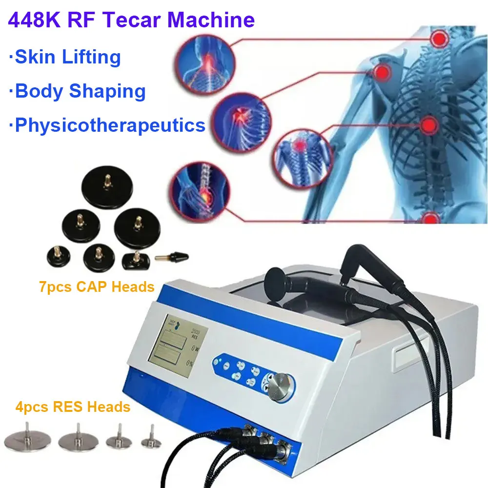 

ADG Profession 448k RF Therapy Machine RET CET Technology High Frequency Deep Heating Body Shaping Skin Tightening Lifting