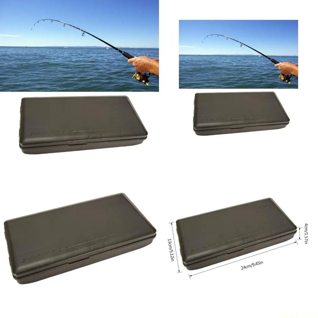 

U2JB 27 сетчатый водонепроницаемый ящик для рыболовных снастей, органайзер, ящик для хранения приманок с прозрачной крышкой