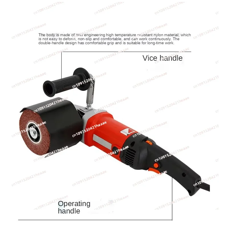 Suitable for Industrial Polisher Sander Wire Drawing Machine Metal Wood Ceramic Tile Polishing 2200w   3000r
