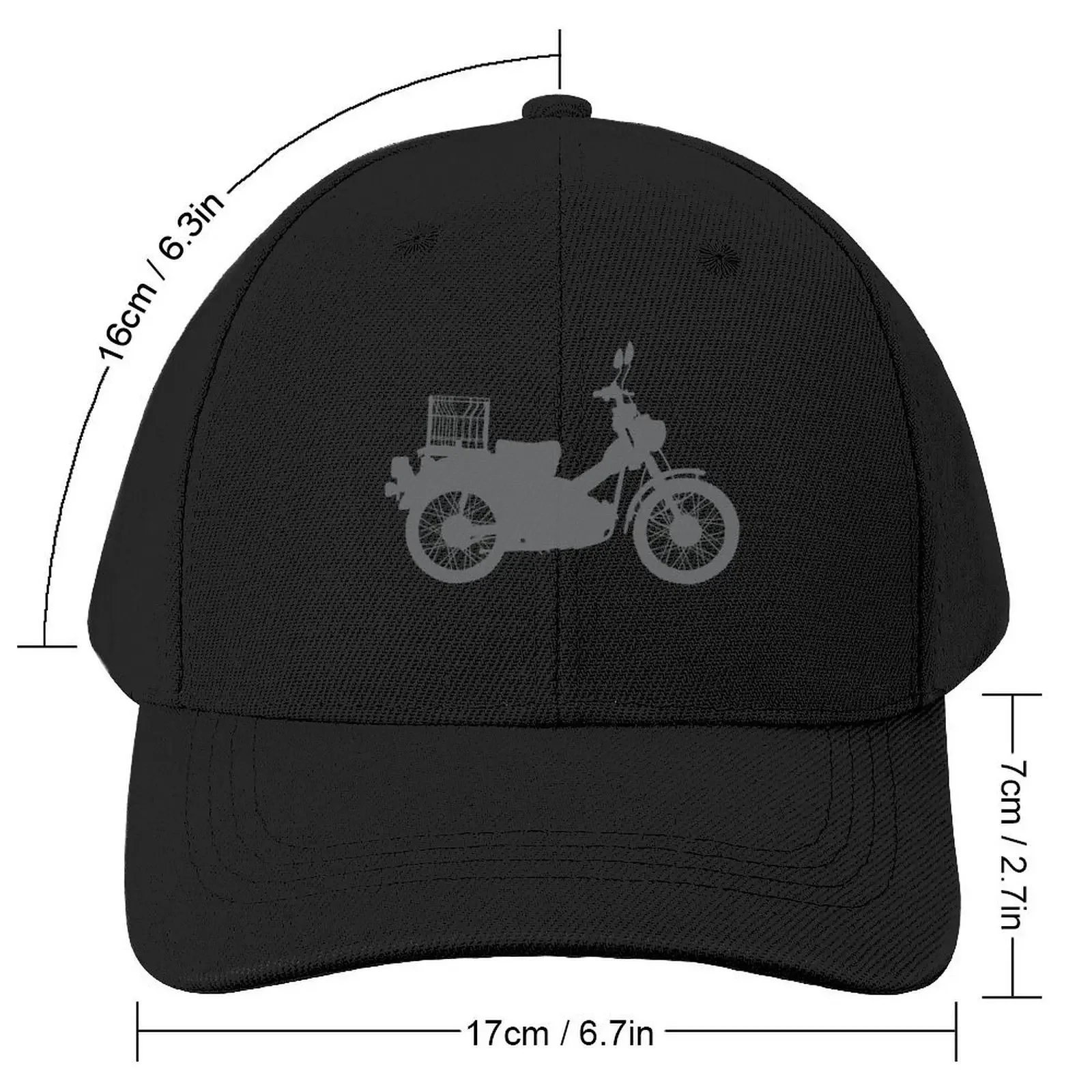 Postie Bike/Trail Bike With Crate Baseball Cap Anime Hat dad hat Golf Men Women's