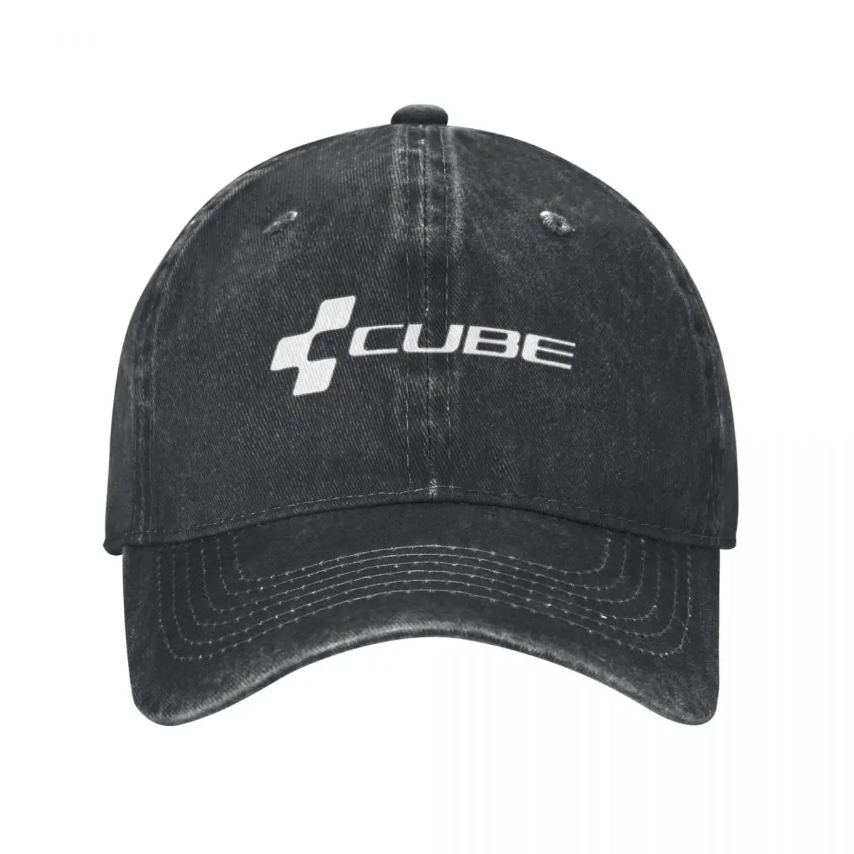 Bike Black Logo Baseball Cap Men Women Cube Cycling Design Trucker Hat Summer Casual Tennis Skate Baseball Caps