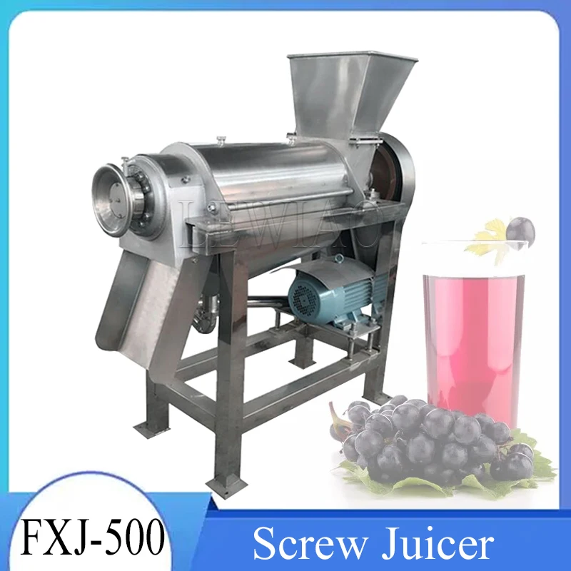 

Spiral Juice Screw Fruit Carrot Pear Extractor Apple Juicer Press Machine