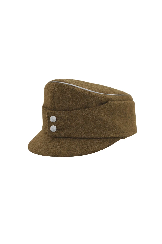 

GHFA-031-OFF Elite Gebirgsjager Bergmütze Officer Brown Wool field cap