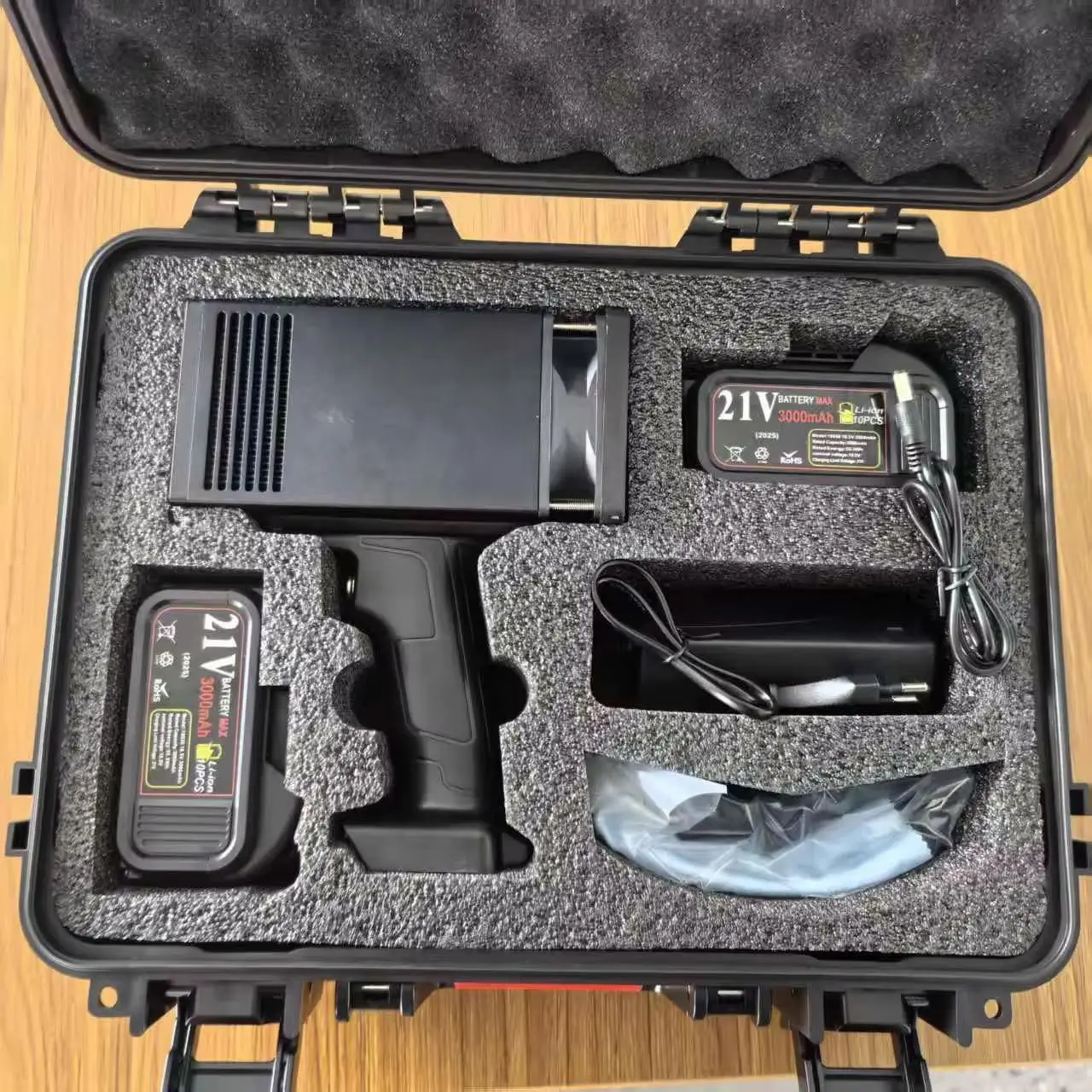 150W Portable Recharged Uv Lamp Automotive Sheet Metal Wireless Curing Lamp Paint Spraying Car Paint Flaw Detection LEDUV Curing