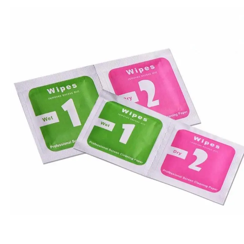 10/20/50pcs Disposable Screen Cleaning Wipes Paper For Camera Lens Phone LCD Screen Xin Removal Tool Cleaning Wipes Paper Set