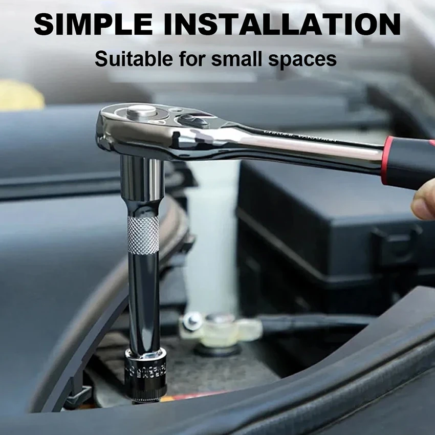 46-teiliges Ratschenschlüssel-Set, Handwerkzeuge, Elektriker, Drehmomentschlüssel-Set, Kfz-Werkzeugkasten im Lieferumfang enthalten