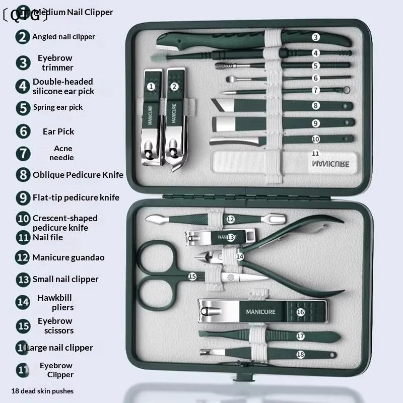 [qtg]-conjunto-de-corta-unhas-de-aco-inoxidavel-verde-18-pecas-com-caixa-de-armazenamento-em-couro-conjunto-profissional-de-ferramentas-para-cuidados-com-os-pes-e-o-rosto