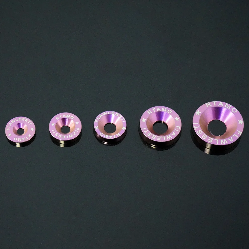 FLAWLESSTI M3 M4 M5 M6 M8 Gr5 Titanium Countersunk Washer