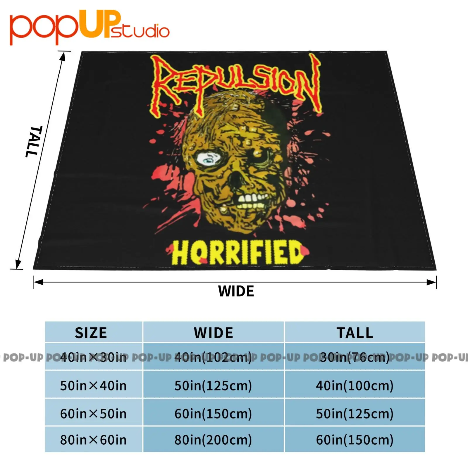 Repulsion الموت المعادن Grindcore الذبيحة نابالم بطانية فائقة النعومة لحاف الشتاء غطاء أريكة أغطية السرير