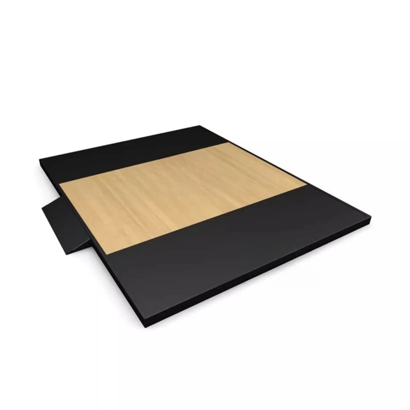Weightlifting plank, commercial fitness equipment, squat rack, cushioning deadlift table