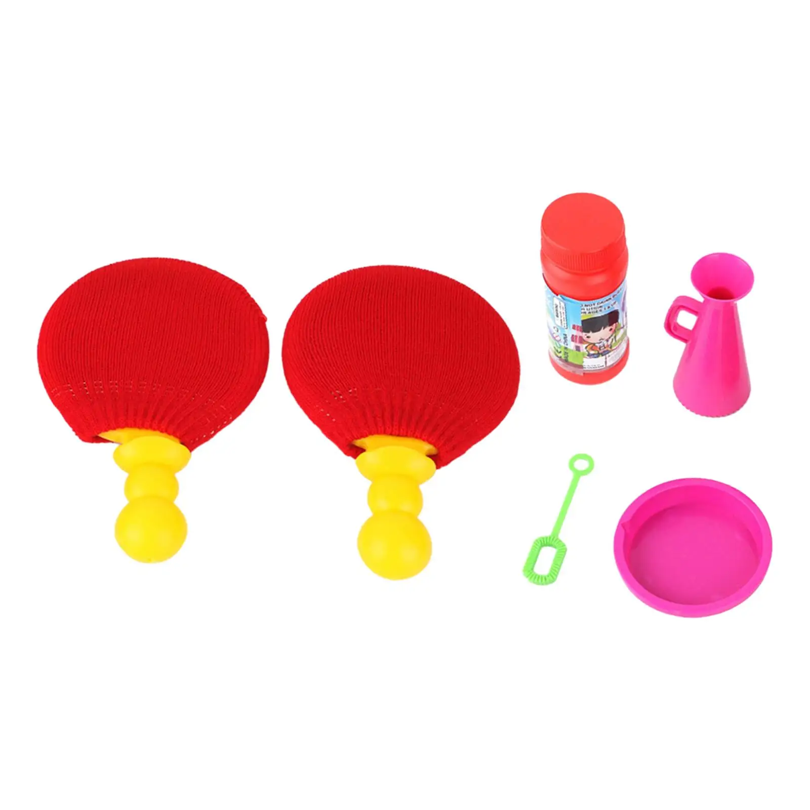 

Ping Pong Game with Soap Bubble Unpoppable Bubbles Solution Toy for Girls Boys Toddlers Children Party Favors