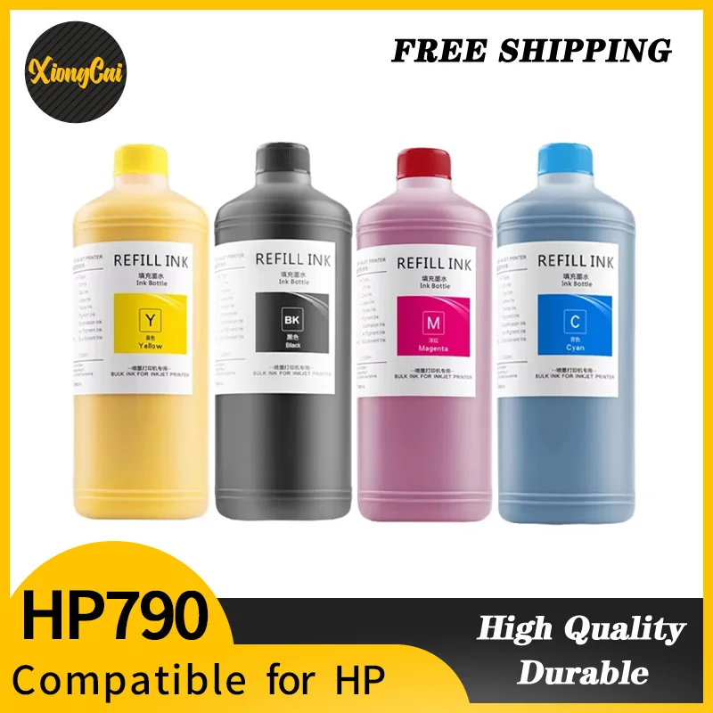 1000ML Pigment Ink Refill Ink For HP 970 971 980 981 982 913 972 973 974 975 976 990 991 992 993 377dw 452dn 452dw 477dn 477dw