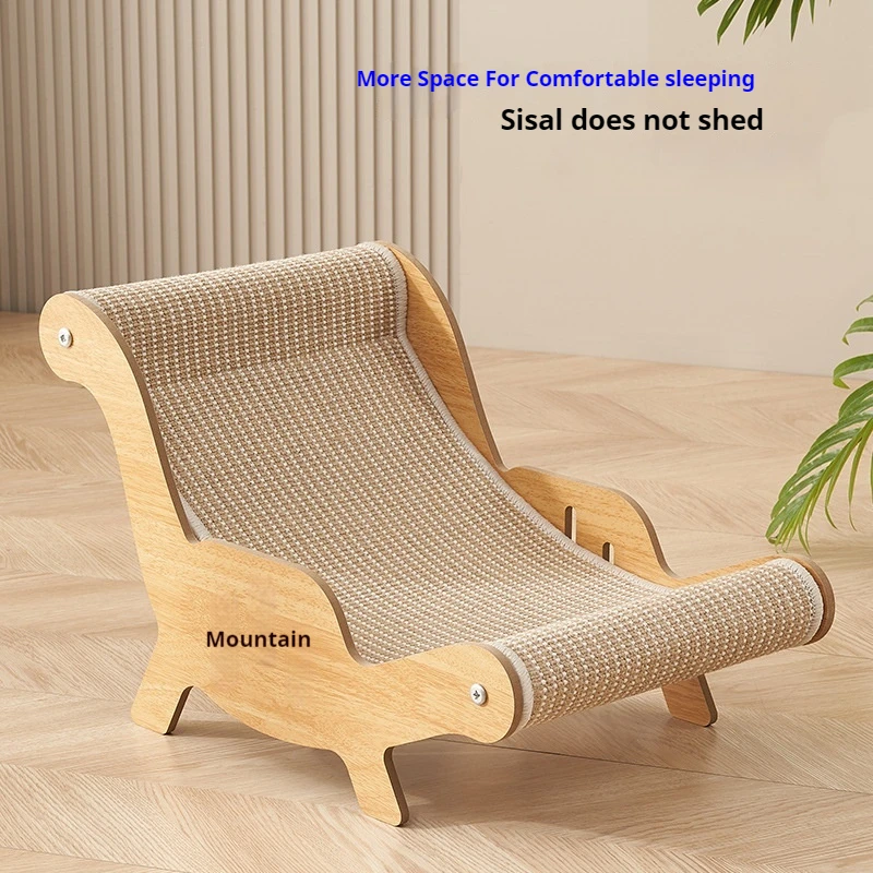 

Sisal Dinosaur Cool Cat Scratcher Bed for Indoor Cats Hammock For Pad Cat Chair Nartural Sisal Scratch Post for Large Cat