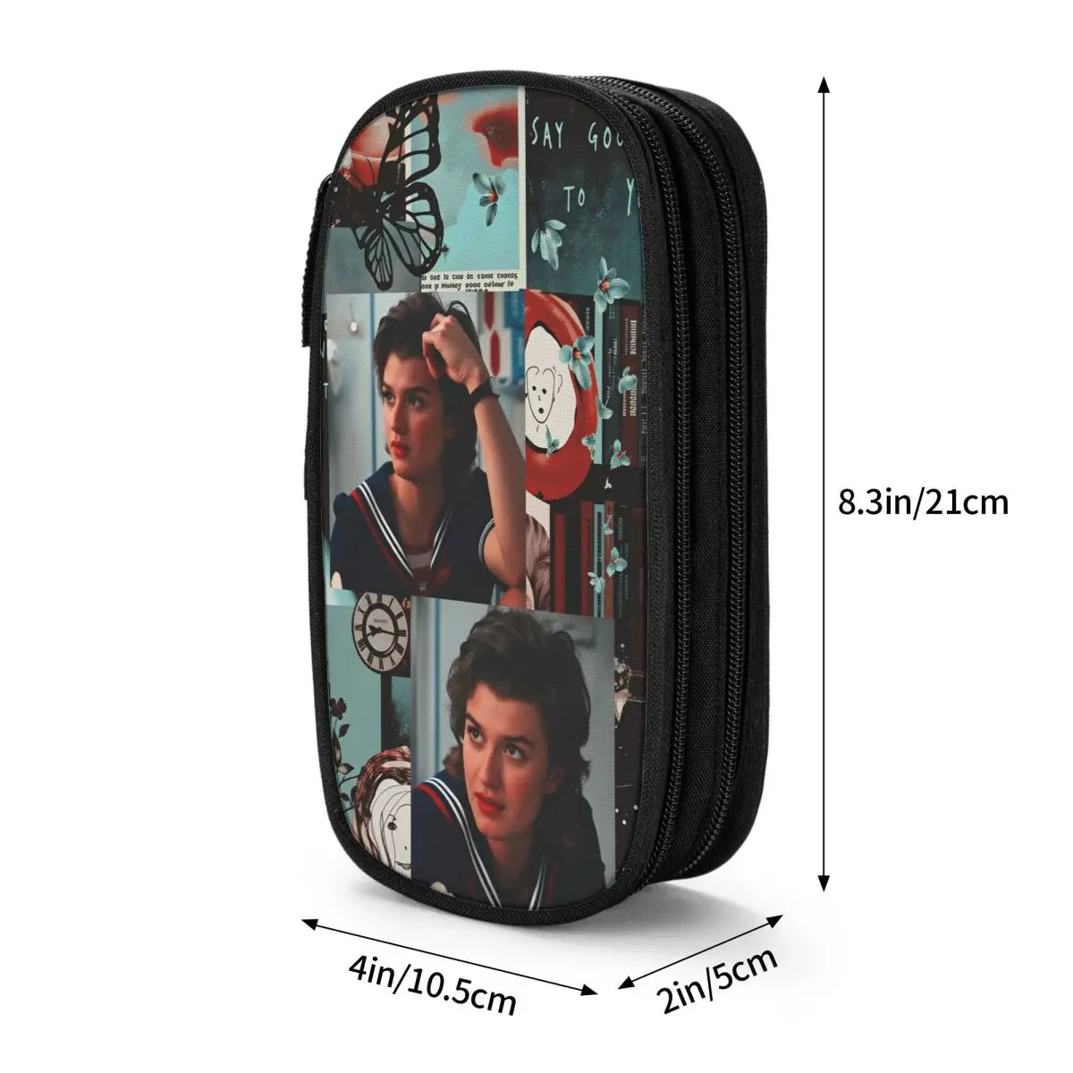 مقلمة ستيف هارينجتون بسحاب مقلمة للفتيات والأولاد الجمالية للكلية العودة إلى المدرسة مقلمة قرطاسية