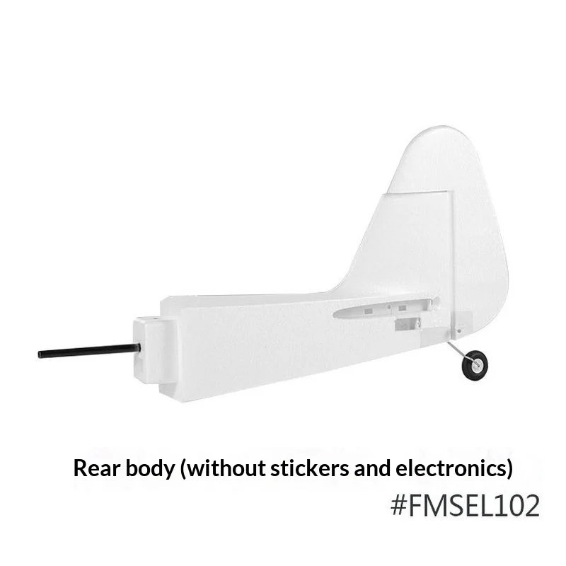 

Аксессуары для моделей самолетов FMS 1300 мм PA-18: фюзеляж, крылья, шасси, пропеллер с плоским хвостовым оперением, колеса для шасси.